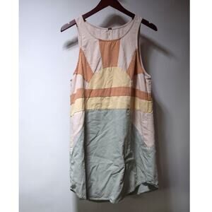 Free People Colorblock Sunrise Tank Top Sleeveless Boho Medium